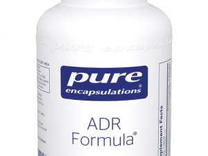 A bottle of Pure ADR Formula - 60 Caps dietary supplement containing 60 capsules.