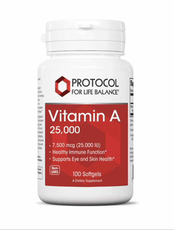 Vitamin A 25,000 IU Protocol for Life Balance