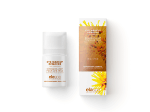 Elaspa Eye Makeup remover against white background.