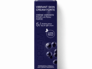 The Elaspa Vibrant Skin Cream Forte product box agains a white background.