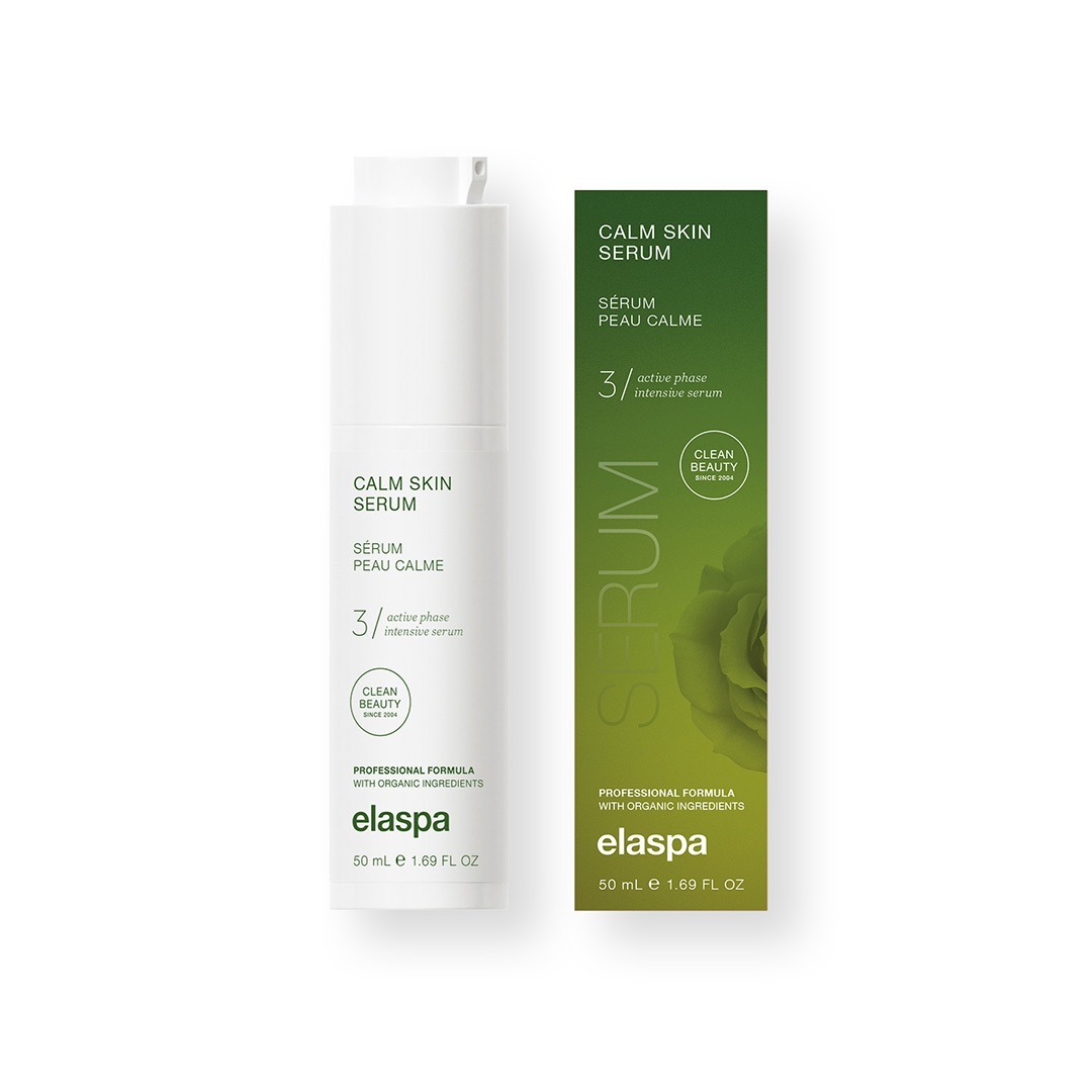 The Elaspa calm skin serum against white background.